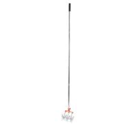 Sxhlseller Cultivateur Rotatif Manuel, Dents en Acier Inoxydable 3 Rougeur Interchangeable Tull Tull à Assembler pour la Pelouse