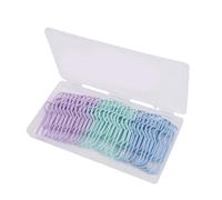 Sxhlseller Cœur Forme Clip Ensemble, Acier Inoxydable Premium | Construction durable, 30 clips pour journaux, design portable et adorable, pratique pour organiser les stylos