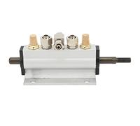 Sxhlseller Déclencheur de Valve de Pneu 5 Voies en Alliage pour Garage | Commande à pédale pneumatique, construction en métal robuste, fournitures de mécanique automobile, port de tuyau rapide