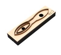 Sxhlseller Découpe de Cuir, Lame Précise en Acier au Carbone | Base en bois robuste, adaptée à l\'artisanat, crée des bandes de cuir