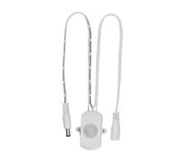 Sxhlseller Détecteur de Mouvement PIR, 5A DC 6-24V (WHITE) | Mini interrupteur activé par le mouvement IR pour bandes lumineuses LED, angle de détection 120°, marche/arrêt automatique