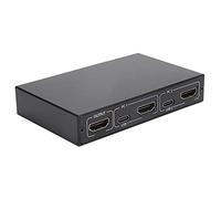 Sxhlseller Dispositif de Partage de Source de Signal D'interface Multimédia Haute Définition 4K avec Commutateur Portatif 2 en 1 avec Câble