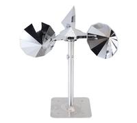 Sxhlseller Dissuasif d'oiseaux Rotatifs à 360 Degrés - Dispositif de Peur Réflexive Humain pour Les Pigeons, Pics, Corbeaux, Acier de Carbone Premium, Installation Facile pour Le Jardin,