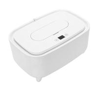 Sxhlseller Distributeur Chauffe-Lingettes pour bébé, Boîtier Chauffant électrique de Grande capacité avec Réglages de Température Réglables et Couvercle Rabattable pour Lingettes Humides, Blanc, 8 W