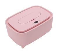 Sxhlseller Distributeur Chauffe-Lingettes pour bébé, Boîtier Chauffant électrique de Grande capacité avec Réglages de Température Réglables et Couvercle Rabattable pour Lingettes Humides, Blanc, 8 W