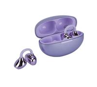 Sxhlseller Écouteurs à Clipser en Forme de C, écouteurs à Oreille Ouverte, Réduction du Bruit ENC, Anti-Fuite Sonore, Batterie 80H, Bluetooth sans Fil pour Un Confort Toute la (Purple)