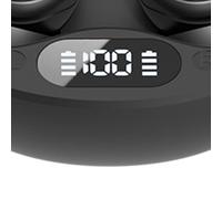 Sxhlseller Écouteurs Bluetooth sans Fil, écouteurs de Sommeil à Affichage Numérique avec Configuration Double Maître et Charge Rapide de Type C, pour Le Confort du Dormeur Latéral et la Musique