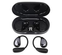 Sxhlseller Écouteurs de Traduction Linguistique, Mode Binural Individuel Commutation ENC Double Microphone Réduction des écouteurs de Traducteur Vocal pour Voyages d'affaires (Black)