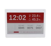 Sxhlseller Écran Papier électronique 7,5 Pouces, écran à Encre 3 Couleurs avec Batterie 4000 MAh, écran Réfléchissant, Badges Nominatifs pour Bureau de Réunion