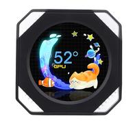 Sxhlseller Écran Secondaire PC de 2,1 Pouces - Moniteur USB RVB DIY pour L'affichage de Température du Processeur GPU, Surveillance du Système en Temps Réel, éditeur de Thème Dynamique,