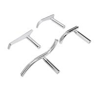 Sxhlseller Ensemble de 4 Repose-outils de Tour, Repose-outil Ergonomique en Forme d'arc de 1" pour Tourner le Bol, Courbe en S de 9" et Rayon de 2,5"/2"/1,5", Accessoires de Tour en Acier allié