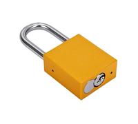 Sxhlseller Ensemble de Cadenas de Verrouillage de sécurité OSHA |Étiquette de Consignation en Aluminium avec Anse en Acier trempé pour Isolation électrique, 2 Clés