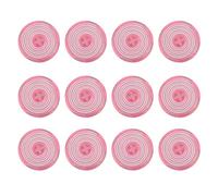 Sxhlseller Ensemble de Couvercles de Boutons d' de 20,2 Mm, 12 Pièces | Capuchons Givrés de Rechange pour Commutateurs Kailh Cherry TTC Akko Glorious Compatibles avec les Claviers Sallybox (PINK)
