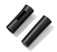 Sxhlseller Ensemble de Housse de Protection pour Microphone en Silicone, Poignée Antidérapante Résistante aux Chocs, Protection Contre l'humidité, Toucher Doux et Chaud, Support de Boîtier (Black)
