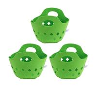 Sxhlseller Ensemble de Jeu de Simulation de Nourriture pour Les Tout-Petits |Panier à Fruits et Légumes en Feutre, Paquet de 3