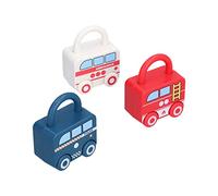 Sxhlseller Ensemble de Jouets de Déverrouillage D'ambulance de Camion de Voiture D'inertie, éducation Précoce de bébé pour Les Enfants âgés de 3 Ans et Plus (A)