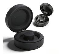 Sxhlseller Étui de Chargement Smart Ring, Compatible avec OuraRing Gen 3 Heritage Horizon, Station de Voyage Portable avec Batterie Intégrée de 70 MAh, Noir (9)