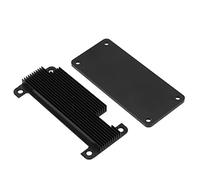 Sxhlseller Étui de Protection Compact avec Dissipateur Thermique pour Zero 2W, Boîtier Facile à Installer pour Les Projets de Bricolage (en-tête de Broche coloré Coquille Noire)