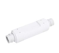 Sxhlseller Extenseur Poe à L'épreuve de l'eau en Plein Air, Répéteur Robuste ABS Poe avec Extension Ethernet Brisant 100 M de Distance, IEEE 802.3af / AT, pour Les Caméras Sonnettes