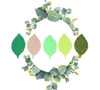 Sxhlseller Feuilles Artificielles Simulation Arbre Bricolage Accessoire Décoration 150pcs Couleur Vive Matériel de pour la Pépinière de Bureau