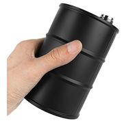 Sxhlseller Flasque Portable en Acier Inoxydable de 700 Ml, Récipient pour Baril d'alcool avec Couvercle Hermétique pour les Voyages, la Maison et les Activités de Plein Air dans une Finition Noire