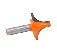 Sxhlseller Fraise de Toupie à Arrondir, Queue de 8 Mm, Coupe-bois | Mèche de formage de bord arrondi, rainure de plinthe, lame en carbure de tungstène, revêtement PTFE