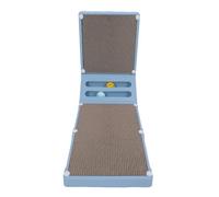 Sxhlseller Grand Griffoir Vertical en Carton Détachable en Forme de L pour Chats D'intérieur, Conception Robuste avec Support Mural pour la Protection des Meubles, 23,62 X 6,50 Pouces, Gain de Place