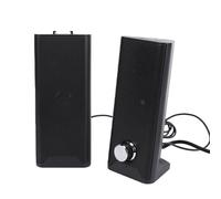Sxhlseller Haut-Parleur PC 2 en 1 alimenté par USB avec Son Stéréo 2x3 W, Aux 3,5 Mm, Bouton de Volume D'encodeur Précis, Câble de 51 Pouces pour Ordinateur Portable de Bureau