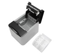 Sxhlseller Imprimante de Reçus Portable 220 à 300 Mm/s 80 Mm de Largeur Interface USB LAN Coupeur Automatique ESC POS Imprimante D'étiquettes D'expédition Compatible pour Les Entreprises