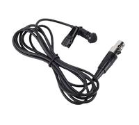 Sxhlseller Interface XLR de Microphone Cravate à Pince, Condensateur Unidirectionnel pour Systèmes sans Fil, Enregistrement D'interview sur Scène, Noir pour Artistes de Scène, Conférences,
