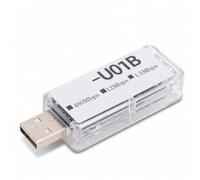 Sxhlseller Isolateur USB Isolation Haute Vitesse USB 2.0 480 Mbps (Clair) | Puce ADUM3165, isolation RMS 3,75 kV, protection contre le bruit et ESD, Plug & Play sans pilote, idéale pour le contrôle