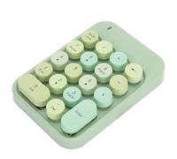 Sxhlseller Joli pavé Numérique sans Fil coloré à 18 Touches, pavé Numérique Portable USB 2,4 G avec Touches Rondes pour Ordinateur Portable, Ordinateur de Bureau, de comptabilité Financière (Rêve