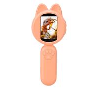 Sxhlseller Jouet de Microscope pour Enfants avec écran de 2 Pouces 8 Lumières LED Microscope Numérique Portatif pour Enfants de 3 à 12 Ans 13 Langues Cadeau éducatif Scientifique Portable (Pink)