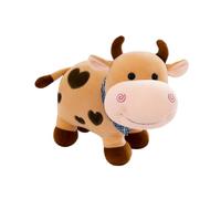 Sxhlseller Jouet en Peluche de Vache, Jouets en Peluche de Veau Mignon, Poupée de Vache Douce, Super Douce et Confortable, sans Peluches, Presser pour Soulager la Pression, Joli Design Qui Attire (#9)