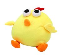 Sxhlseller Jouet Interactif pour Chien en Forme de Poulet Mignon avec Capteur de Mouvement - Jouet à Mâcher en Peluche Rebondissant pour la Dentition des Chiots, Races Actives, Amusant dans Un