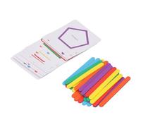 Sxhlseller Jouet Mathématique en Bâtons de Tilleul - Développe les Compétences Mathématiques et la Pensée Logique Chez les Enfants - Idéal pour L'éducation Précoce et les Jeux