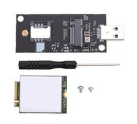 Sxhlseller Key B M2 NGFF WWAN vers USB 3.0 Adaptateur Riser Card | Emplacement pour carte SIM intégré, aucun pilote requis, testez les modules WWAN en externe, pour la mise à niveau d\'un