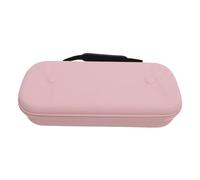 Sxhlseller Kit de Coque de Transport Rigide pour Console de Jeu pour Lecteur Distant PS Portal, Ensemble 6 en 1 avec étui en PU Résistant à la Pluie, Housse en Silicone, 2 Protecteurs d'écran, (Pink)