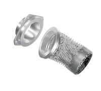 Sxhlseller Kit de Couplage d'aération de Sèche-linge Magnétique avec Conception à Alignement Automatique et Joint Hermétique, Connecteur en Alliage d'aluminium pour une Ventilation 'échappement