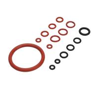 Sxhlseller Kit de Joints en Silicone pour Machine à café, 30 Pièces, Grands et Petits Joints de Remplacement, Noir, Rouge, Résistant à la Chaleur, étanche, qualité Alimentaire (15PCS)