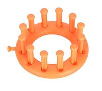 Sxhlseller Kit de Métier à Tisser Rond en Plastique, Machine à Tisser Facile pour Enfants et Débutants, Outil D'aiguille à Crochet en Laine Domestique pour Projets de Bricolage, env. 3,5", pour le