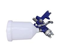 Sxhlseller Kit de Pistolet Pulvérisateur HVLP avec Buse en Acier Inoxydable de 1,4 Mm et Tasse de 600 CC, Outil de Pulvérisation de Peinture à Alimentation par gravité pour la Finition des