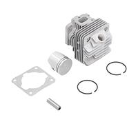 Sxhlseller Kit de Segments de Piston Cylindre 34 Mm pour Débroussailleuse |Clips de Goupille de Joint de Remplacement TL26 CG260 1E34F