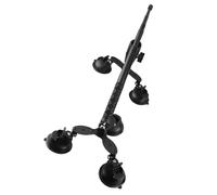 Sxhlseller Kit de Support de Voiture à Ventouse 5 en 1 avec Perche à Selfie de 115 Cm, Support de Caméra Triple Double Ventouse pour X5 X4 X3 X2 RS, de Voiture pour Pare-Brise Extérieur pour Caméras