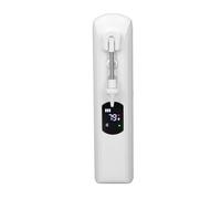 Sxhlseller Kit d'élimination du Cérumen électrique, Nettoyage Efficace, Nettoyeur d'oreille Portable pour Usage Familial, Lave-oreille électrique Rechargeable (WHITE)