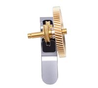 Sxhlseller Kit d'engrenages d'extrudeuse pour Lab A1 et A1 Mini, Engrenage en Acier trempé avec Revêtement Nano et Bras de Support en Aluminium usiné CNC pour une Alimentation Précise du Filament 3D