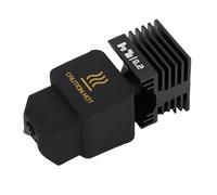 Sxhlseller Kit d'extrémité Chaude de Buse en Acier, à moitié Assemblée, Facile à Installer le Kit d'extrudeur de Buse en Acier de Durcissement en Brillant pour 1,75 Mm Filament (0,2 mm)