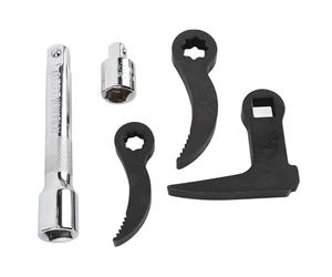 Sxhlseller Kit D'outils de Retrait de Demi-arbre 1/2 et 3/8 étoiles avec Têtes en Dents de Scie, Adaptateur carré de Type L pour Divers Besoins de Démontage, Boîte de Rangement Pratique Incluse,