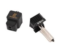 Sxhlseller Kit Hotend pour Imprimante 3D Lab A1 A1 Mini Combo, Buse en Acier trempé et Gorge en Alliage Ti avec Manchon en Silicone pour Extrusion à Grande Vitesse (0,2 mm)