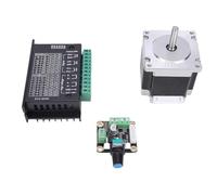 Sxhlseller Kit Moteur Pas à Pas Nema 23 23HS5628 126N.cm 2,8A 56mm avec Pilote TB6600 pour Tour CNC, Contrôle 32 Micropas et Fonctionnalités de sécurité Avancées 160W